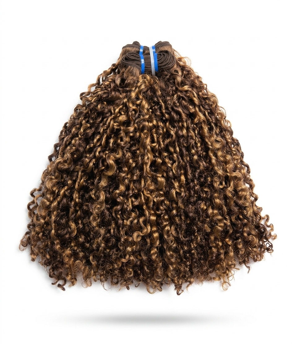 Pixie Curly Double Drawn Human Hair Bundles